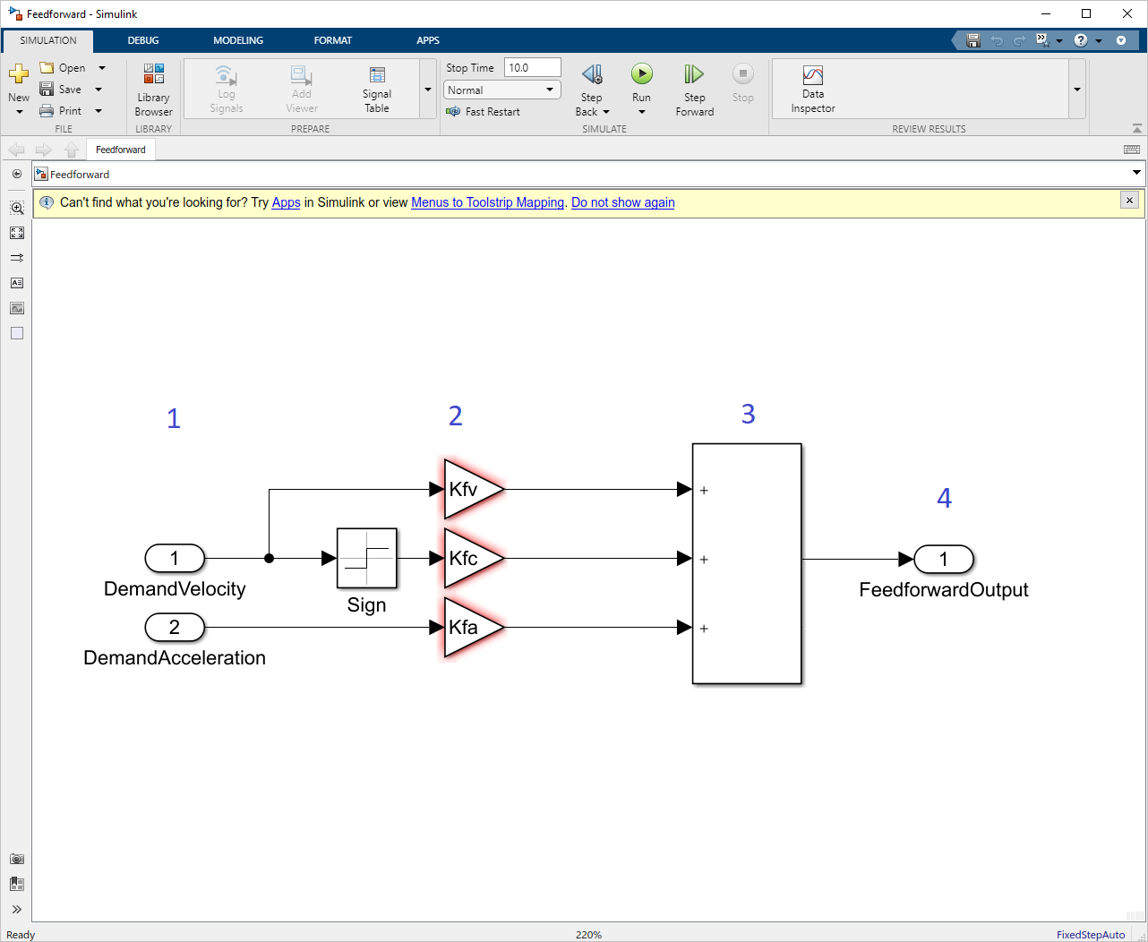 Simulink code generation - PMP documentation