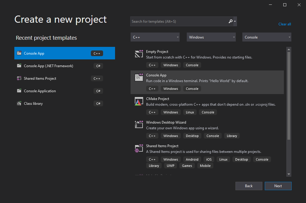 C++ - PMP documentation