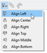 Align components.