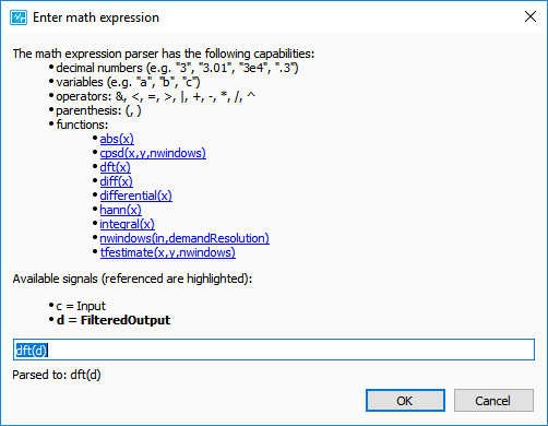 Math dialog.